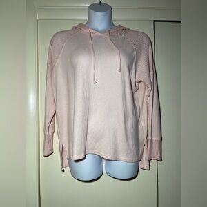 Women's Pink Hoodie Top soft lightweight size XL